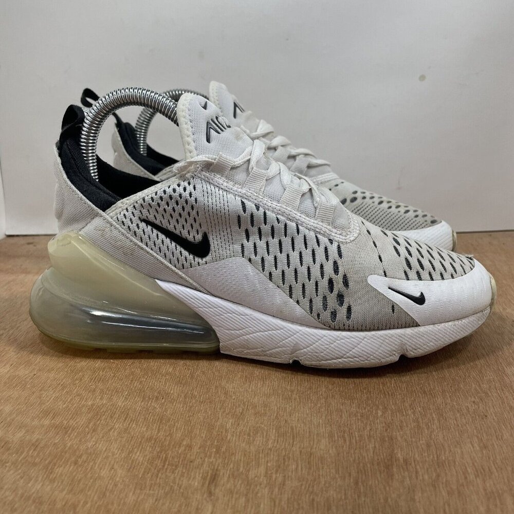 Nike Women's Air Max 270 Sneakers - White with Black Accents